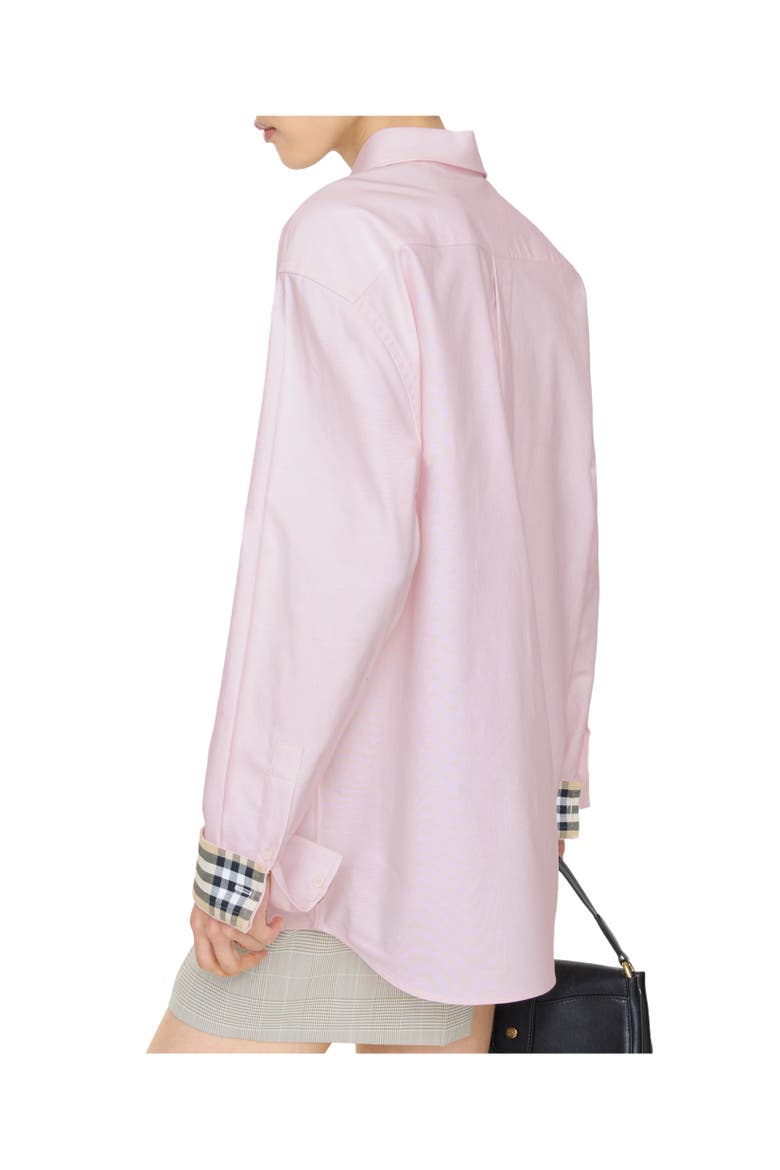 Relaxed Fit Cotton Oxford Shirt, Alternate, color, Frosty pink