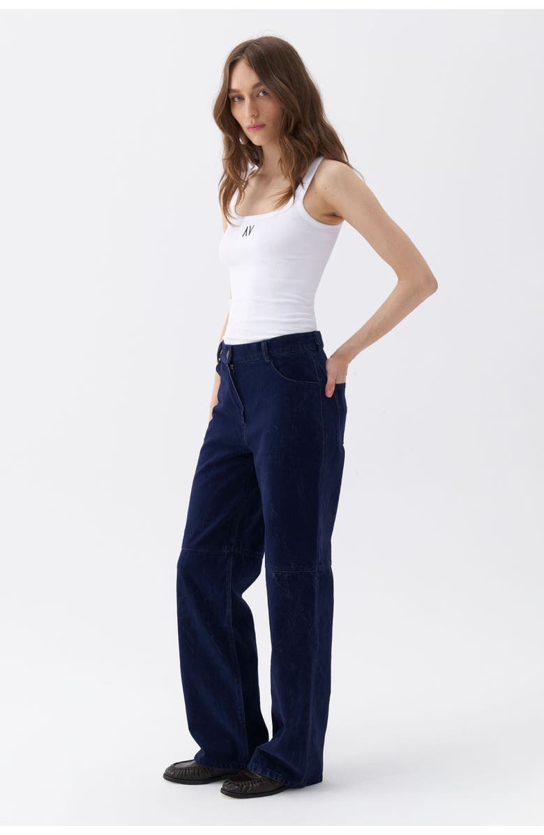 Nocturne Velvet Boyfriend Pants, Alternate, color, 
