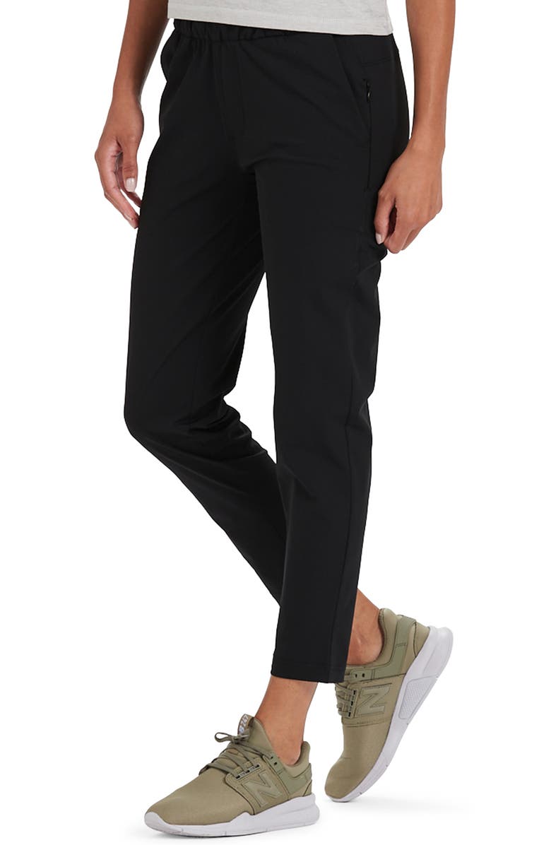 Vuori Miles Ankle Pants, Alternate, color, Black