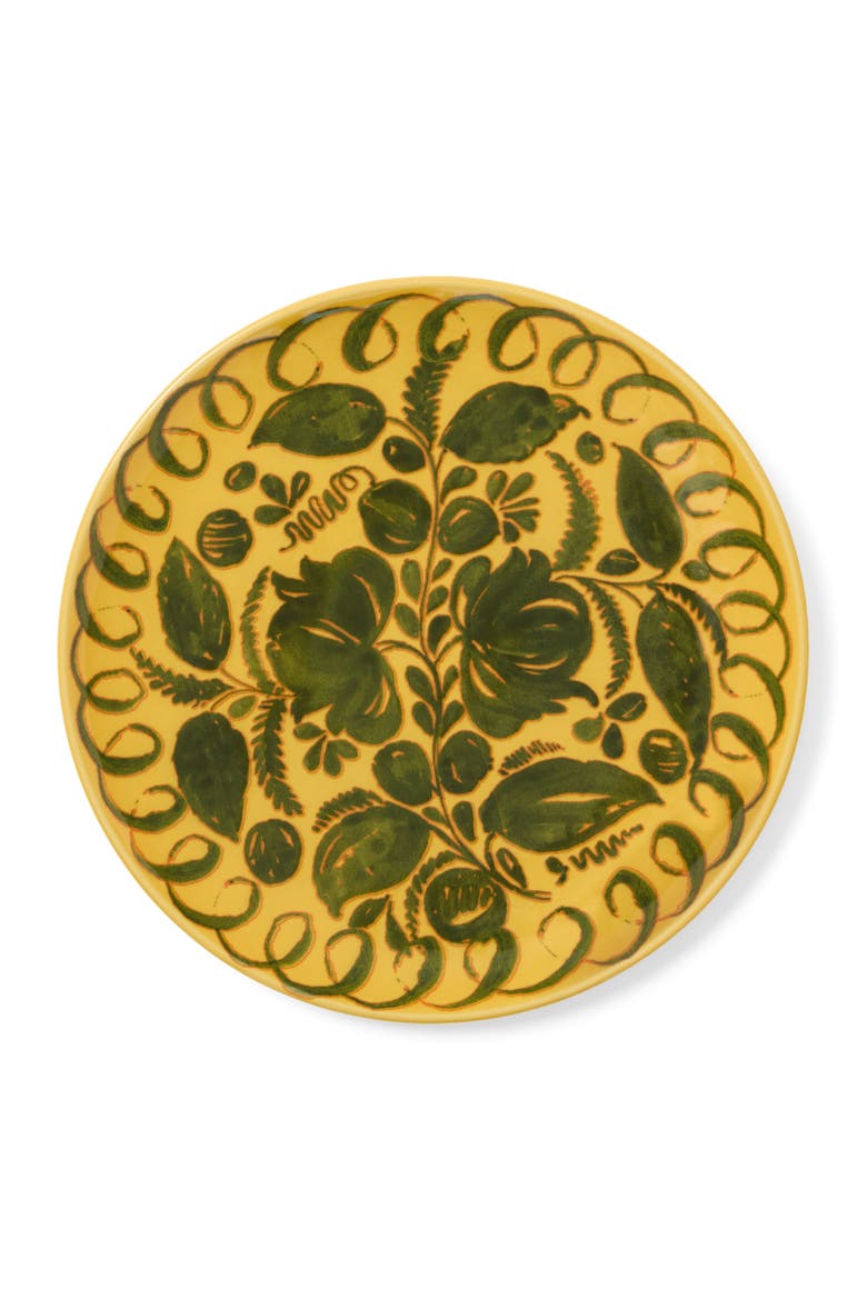 Amalfi Dinner Plate, Main, color, Mustard 10.6"