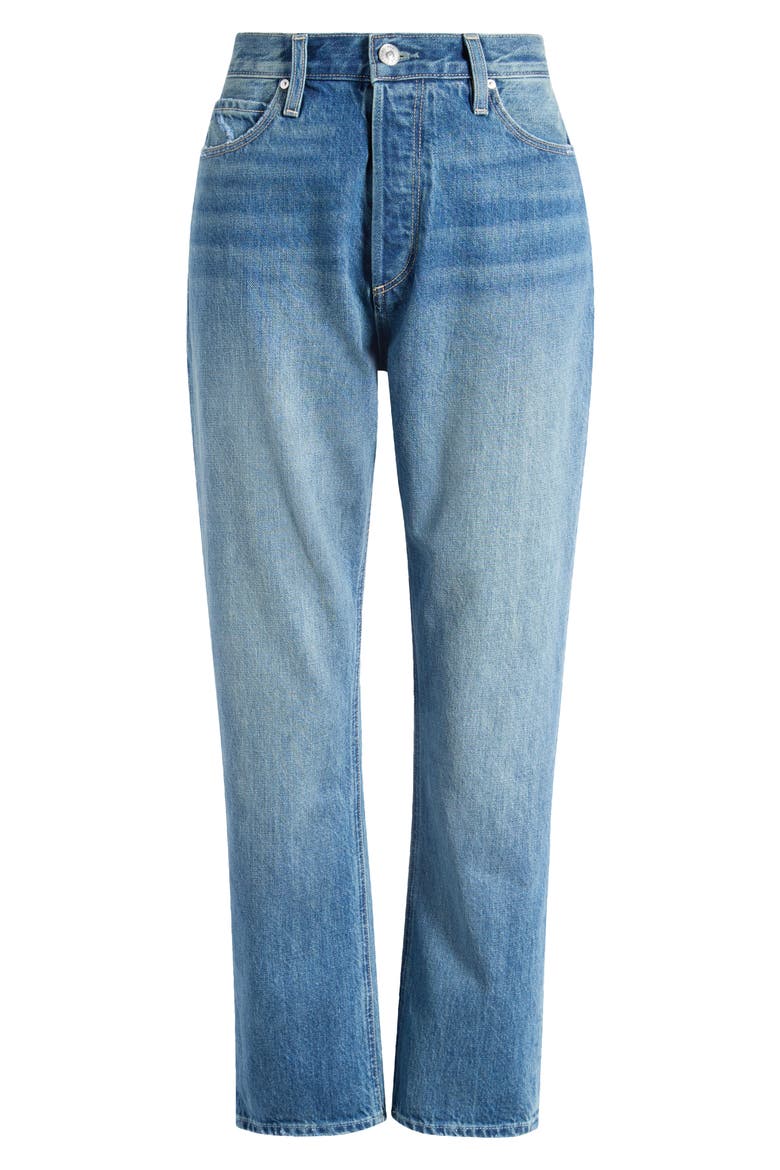 Billy High Waist Ankle Straight Leg Jeans, Alternate, color, THE ROXY