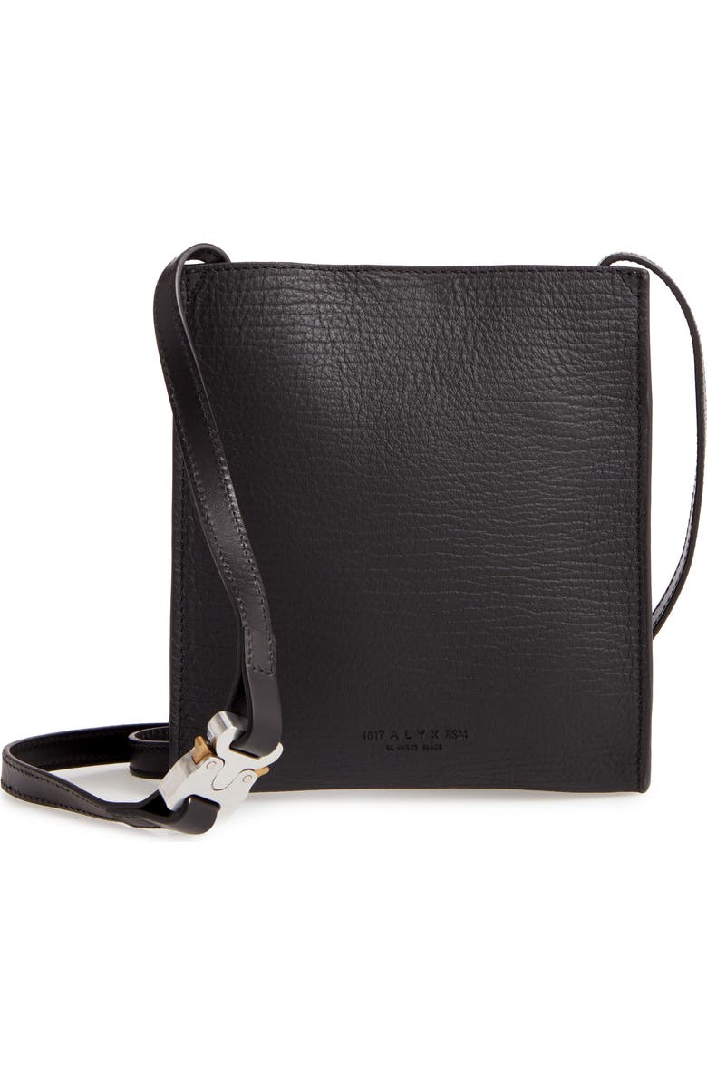 1017 ALYX 9SM Passport Leather Crossbody Bag, Main, color,