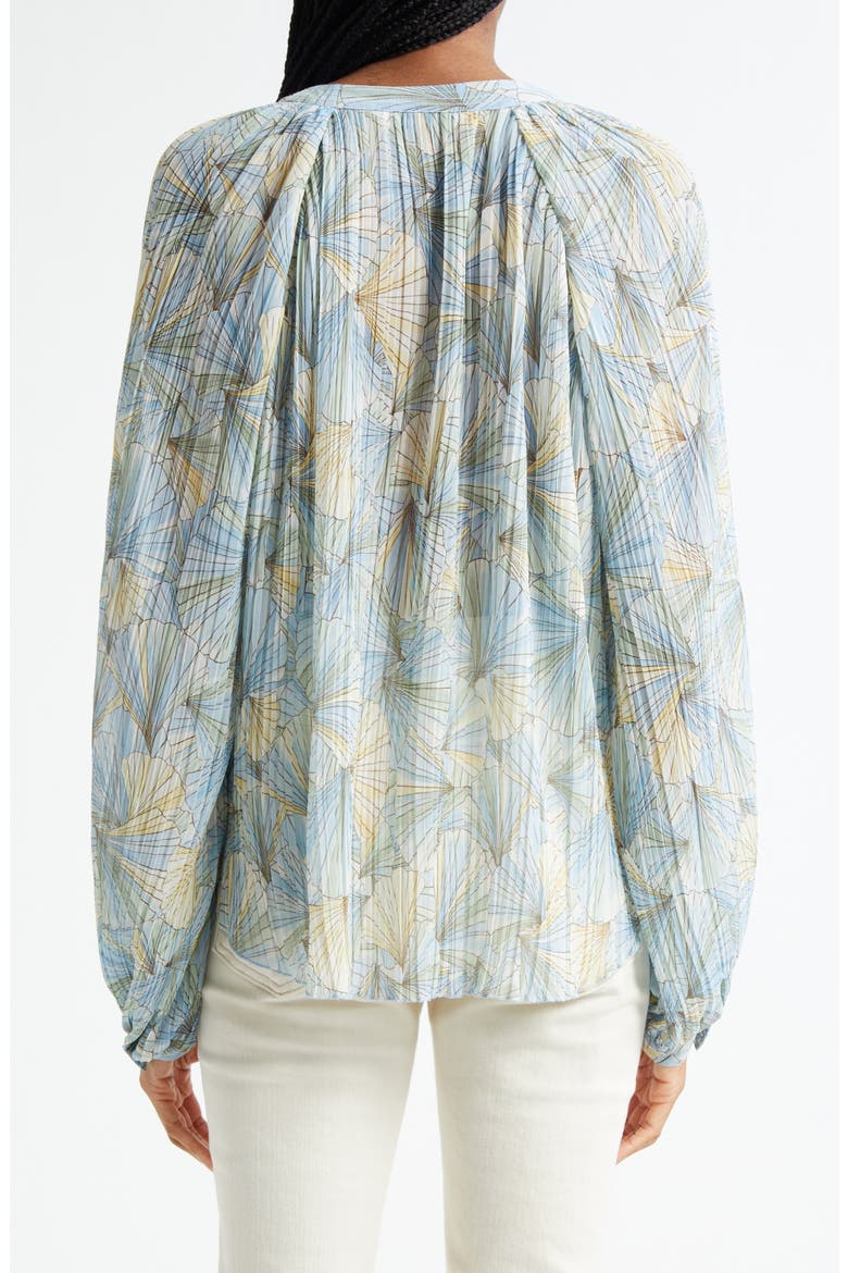 Fennel Floral Button-Up Shirt, Alternate, color, POWDER BLUE MULTI