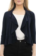 Nina Leonard Chiffon Ruffle Bolero