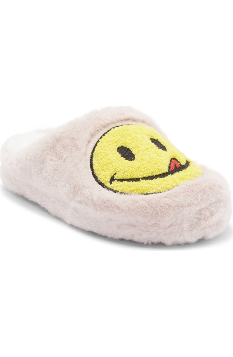 JOE BOXER Plush Mr Lucky Faux Fur Slipper, Main, color, Pink
