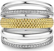LAGOS Caviar Lux Pavé Diamond RIng