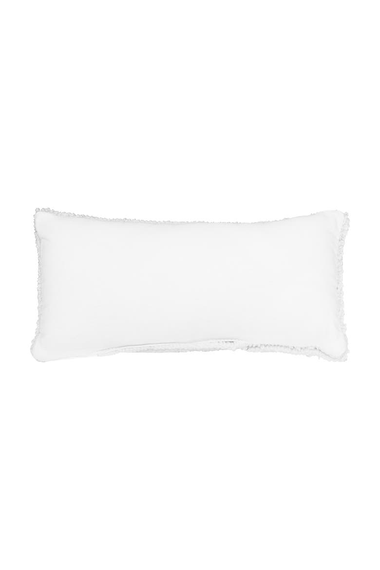 "Boo" Jack O' Lantern Hooked Halloween Petite Accent Pillow 6" x 12", Alternate, color, White