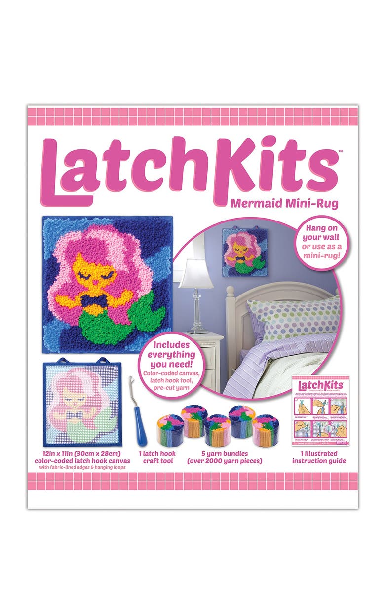 SPIROGRAPH Latchkits(R) Mermaid Mini Rug Kit, Alternate, color, 