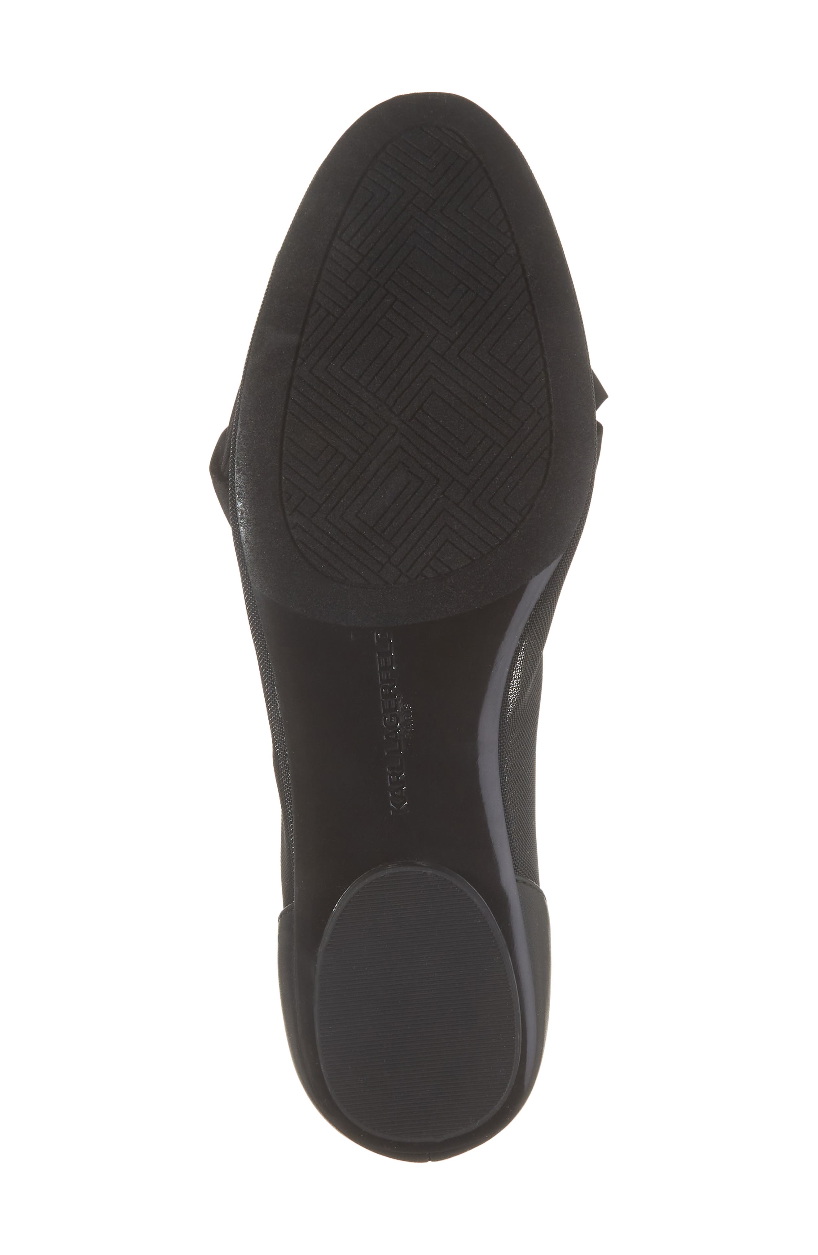 KARL LAGERFELD PARIS Velicity Bow Loafer, Alternate, color, Black