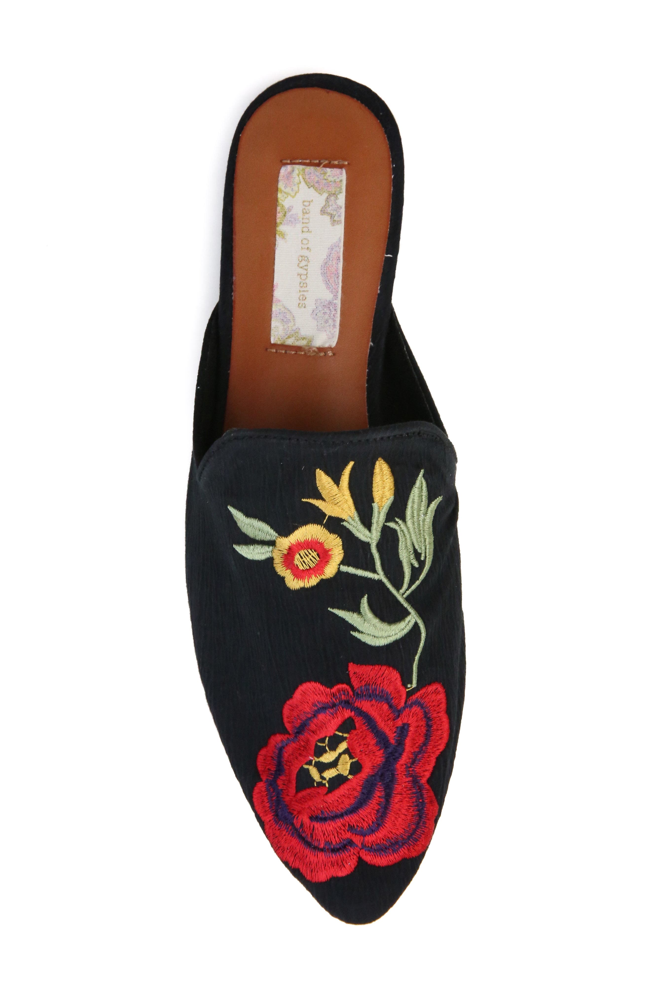 B*O*G COLLECTIVE Band of Gypsies Landslide Embroidered Mule Flat, Alternate, color, 