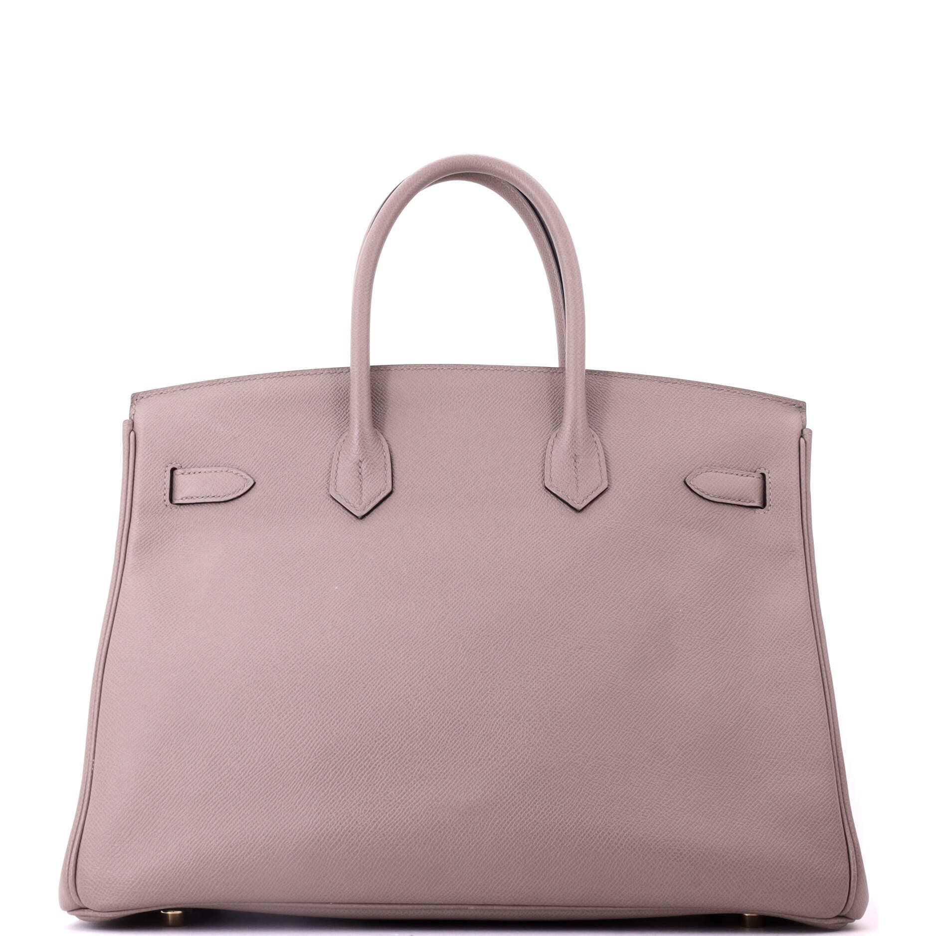Pre-Owned Hermes Birkin Handbag Grey Epsom with Gold Hardware 35, Alternate, color, Gris Asphalte