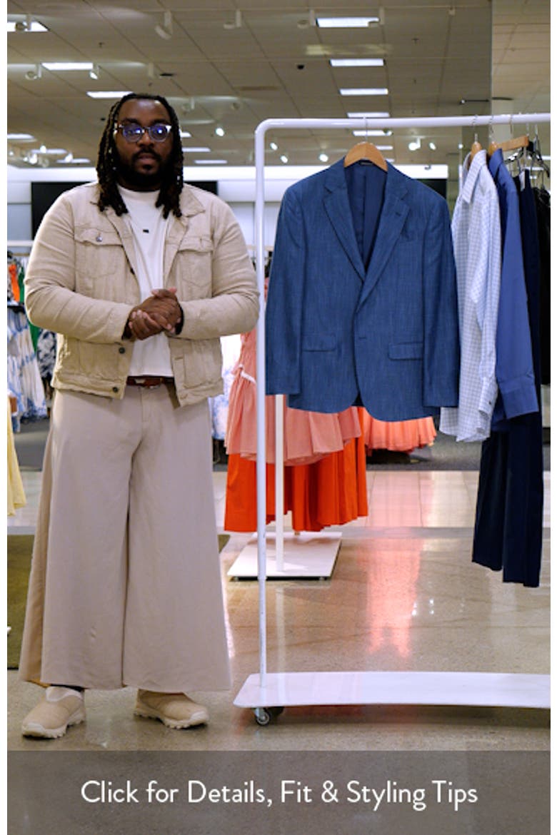 Textured Microcheck Blazer video