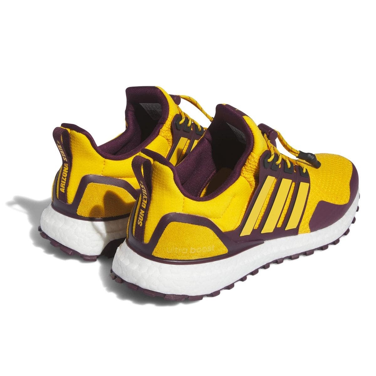 adidas Gold/Maroon Arizona State Sun Devils Ultraboost 1.0 Running Shoe, Alternate, color, Gold