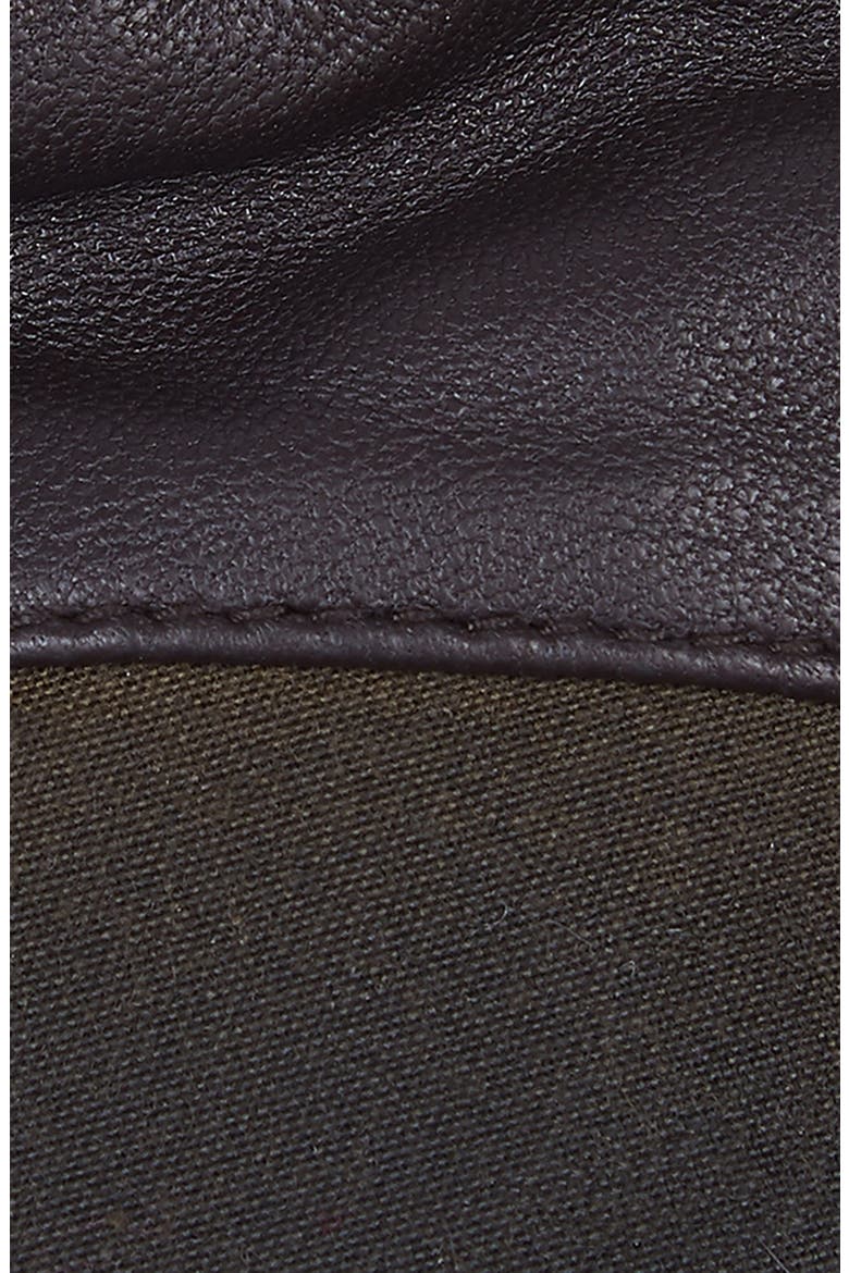 Hebden Leather Gloves, Alternate, color, DARK BROWN
