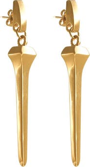 CXC Diamond Nail Earrings