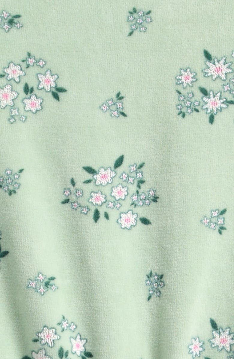 Tucker + Tate Floral Print Ruffle Top & Joggers Set, Alternate, color, Green Naive Bouquets- Green