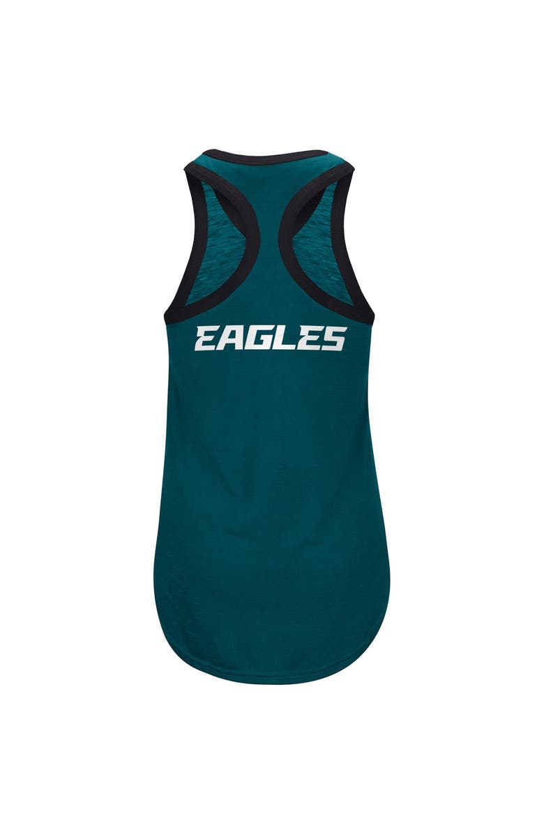 G-III 4HER BY CARL BANKS Women's G-III 4Her by Carl Banks Midnight Green Philadelphia Eagles Team Tater Tank Top, Alternate, color, 