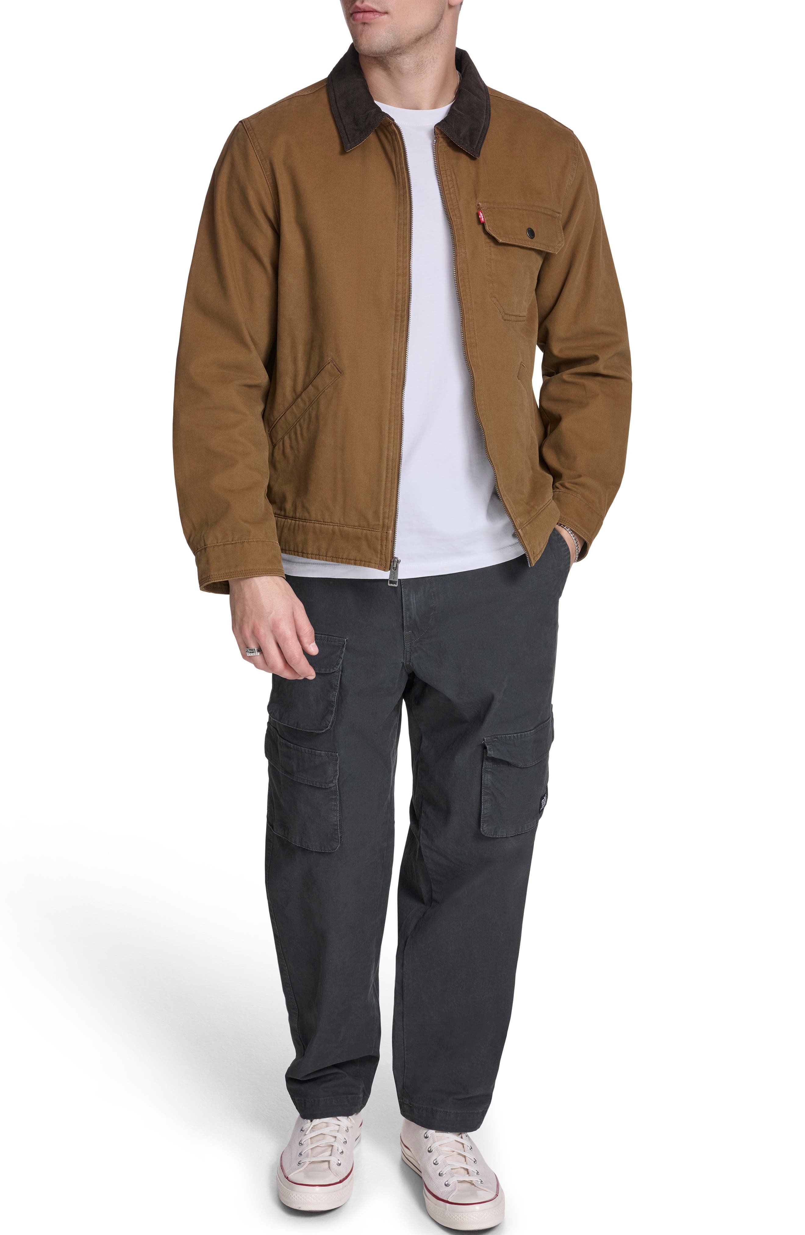 Мужские Levi's Lightweight Cotton Twill Utility Jacket — фото 5