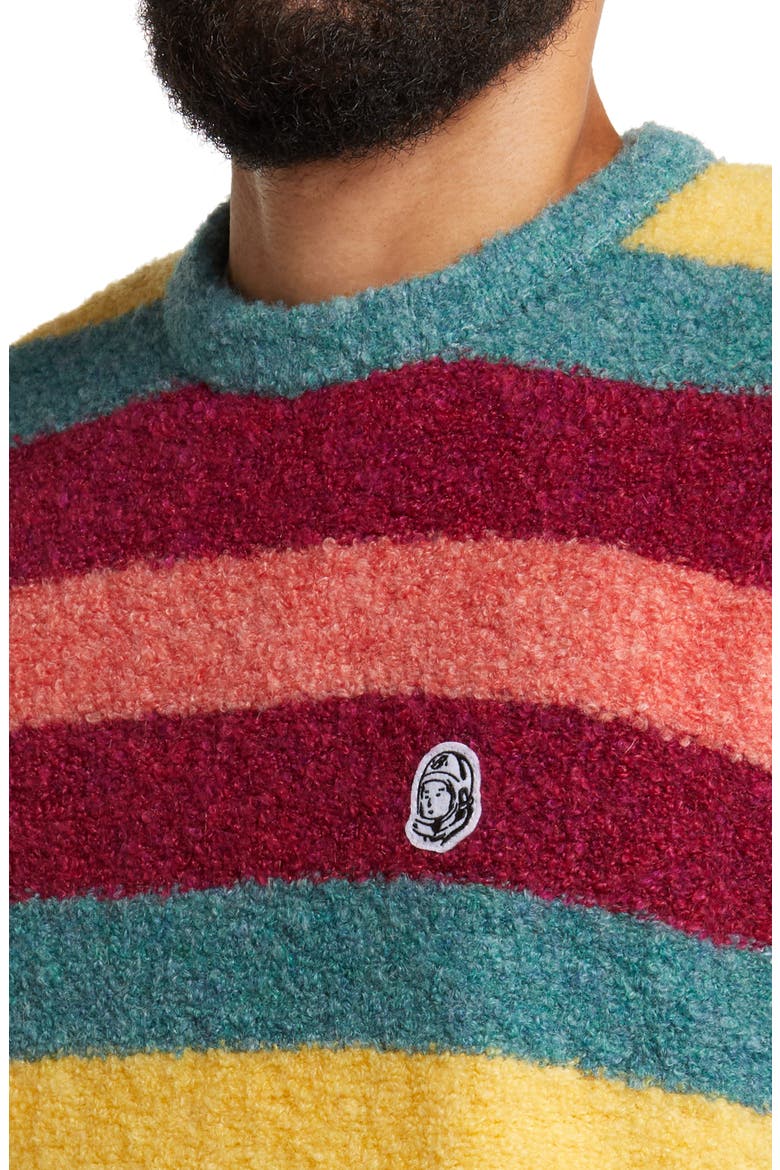 Levels Stripe Sweater, Alternate, color, PINENEEDLE