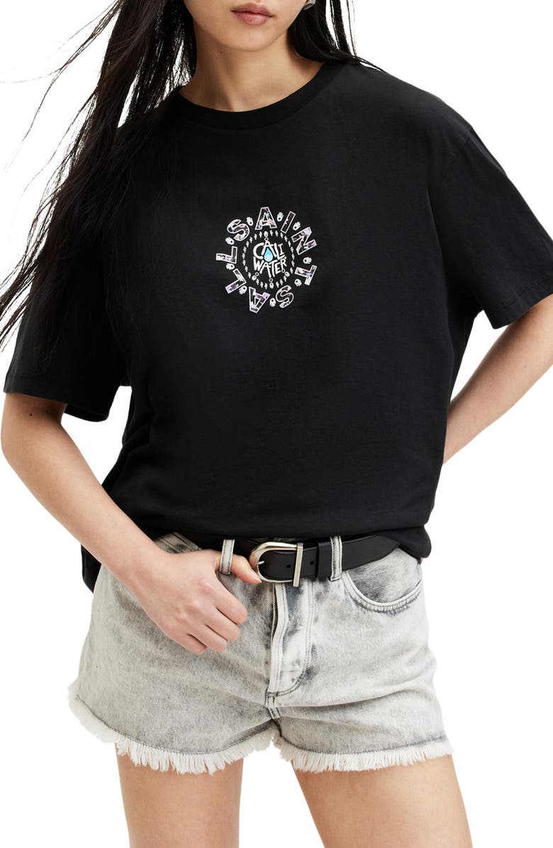 AllSaints x Caliwater<sup>®</sup> Graphic T-Shirt, Main, color,