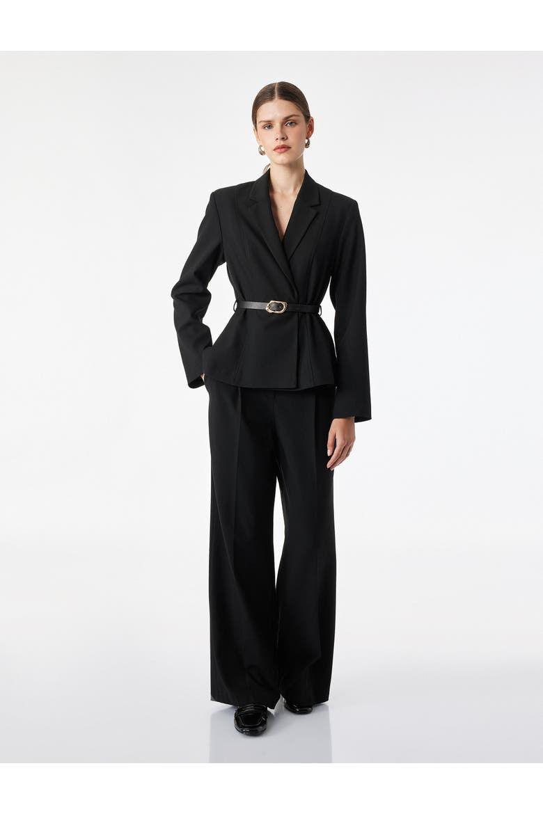Blazer Jacket, Main, color, BLACK