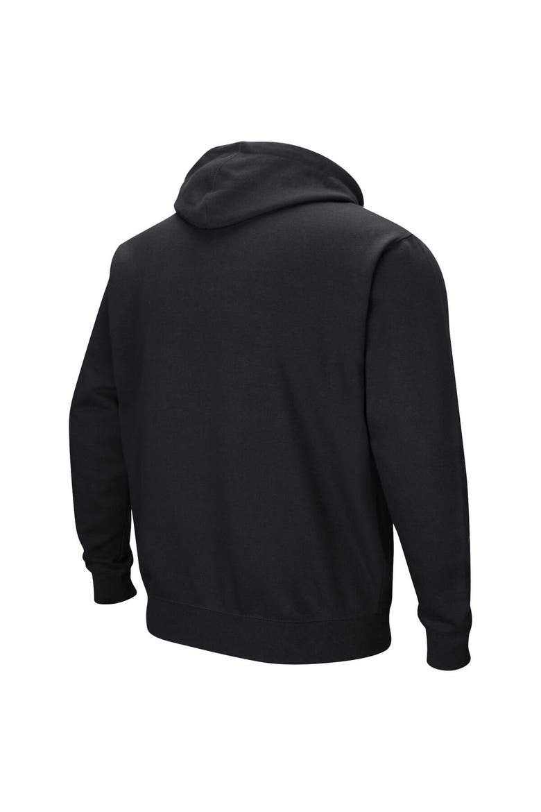Men's Colosseum Black Air Force Falcons Sunrise Pullover Hoodie, Alternate, color, Black