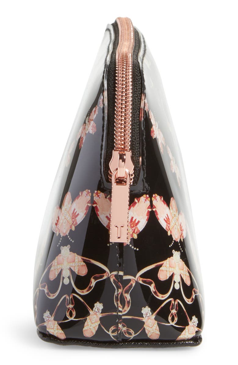 Ted Baker London Mellow Queen Bee Cosmetics Case, Alternate, color, 