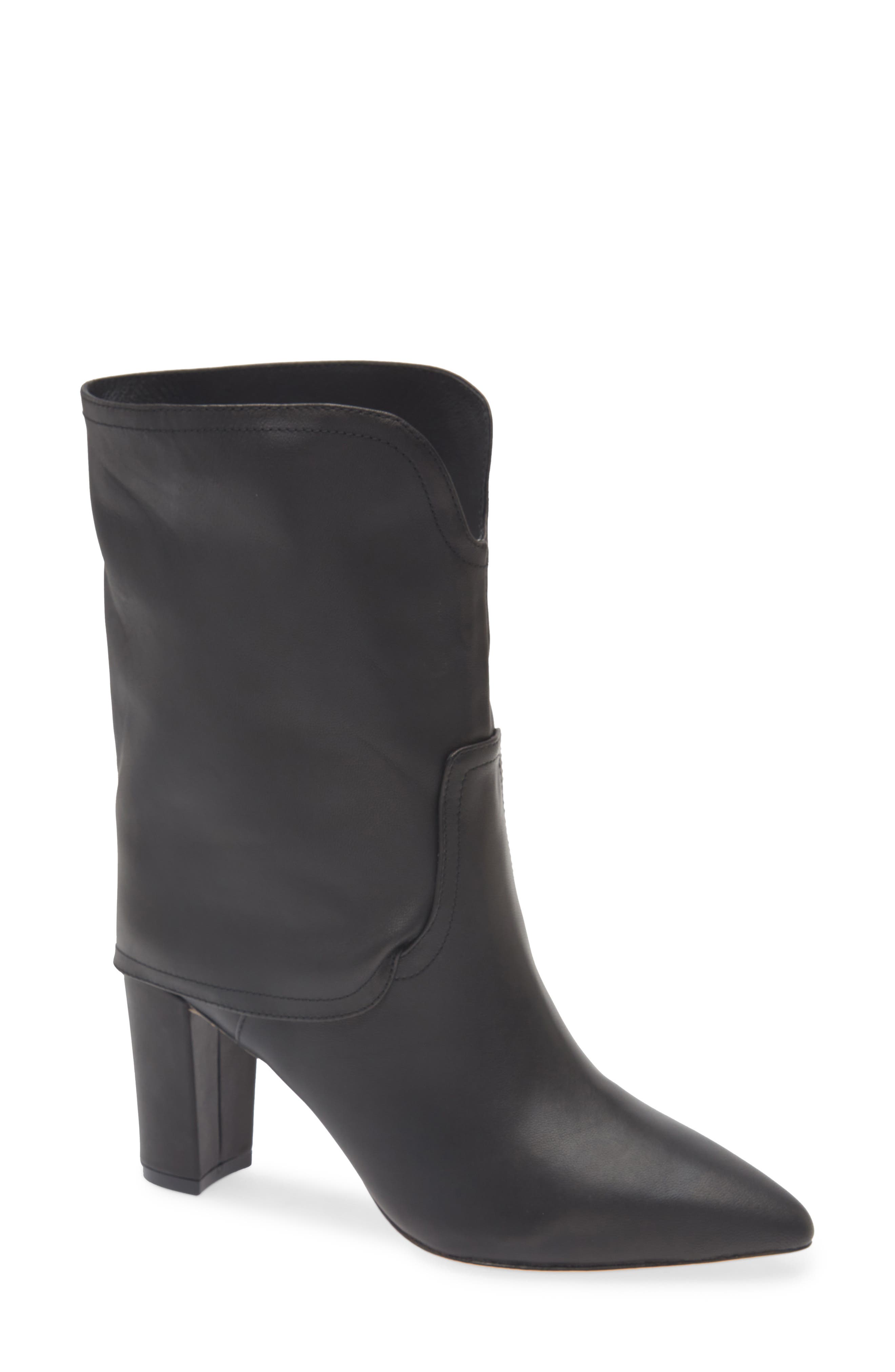 KOKO + PALENKI Totally Western Boot, Main, color, Black Leather