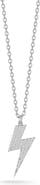 SPHERA MILANO Cubic Zirconia Pavé Bolt Necklace