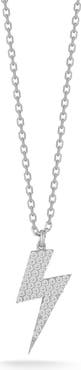SPHERA MILANO Cubic Zirconia Pavé Bolt Necklace