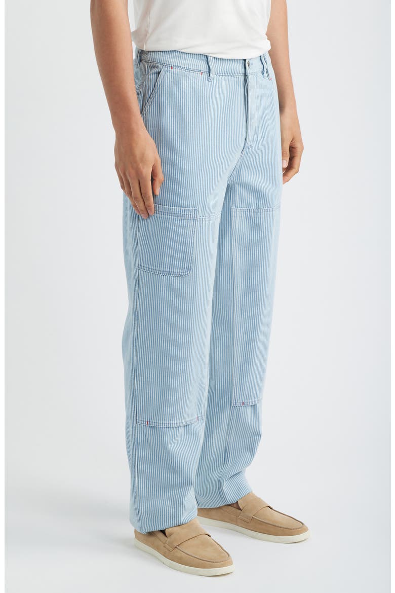 Courier Hickory Stripe Utility Pants, Alternate, color, VINTAGE WASH