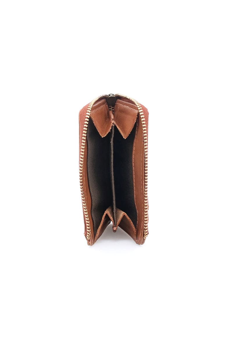 Ava Wallet, Alternate, color, Tan Dip Dye