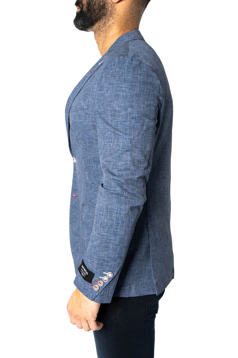 Descartes Unconstructed Slate Blue Blazer, Alternate, color, BLUE