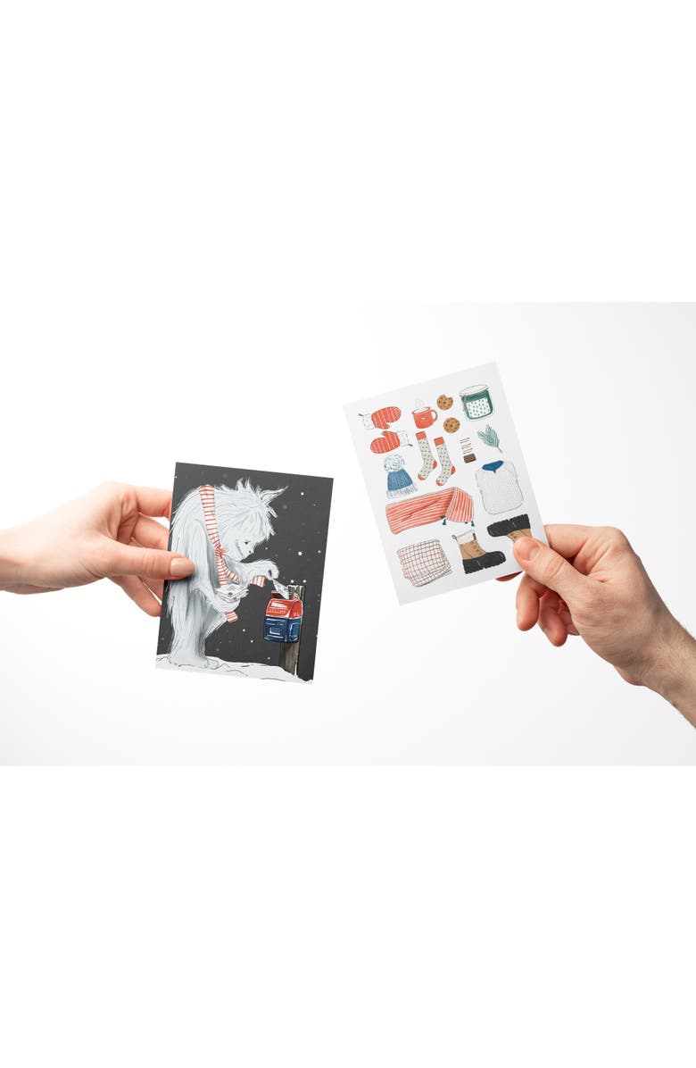 Ramus & Co Holiday Winter Card Pack (3ct, Assorted) Yeti Mail, Cozy Wishes, Winter Essentials, Alternate, color, Multi-Pack