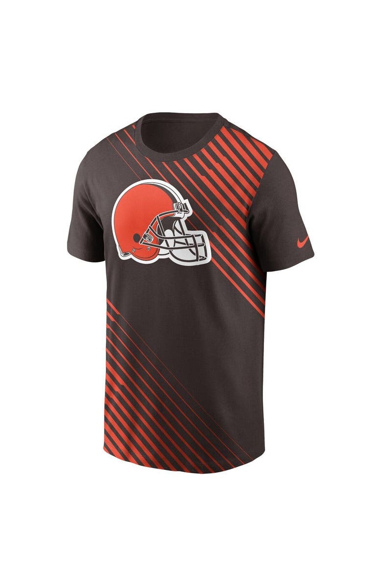 Nike Men's Nike  Brown Cleveland Browns Yard Line Fashion Asbury T-Shirt, Alternate, color, Brown