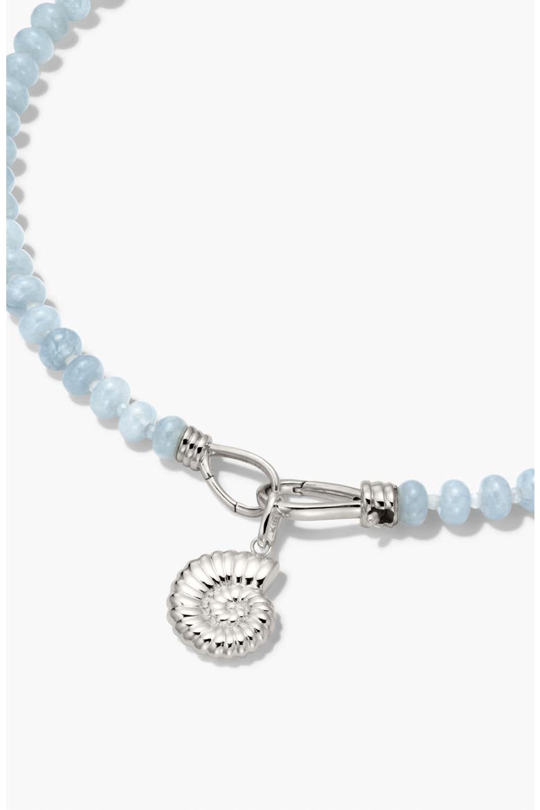 Isla Adjustable Lariat Necklace, Alternate, color, Aquamarine, Dyed Jade