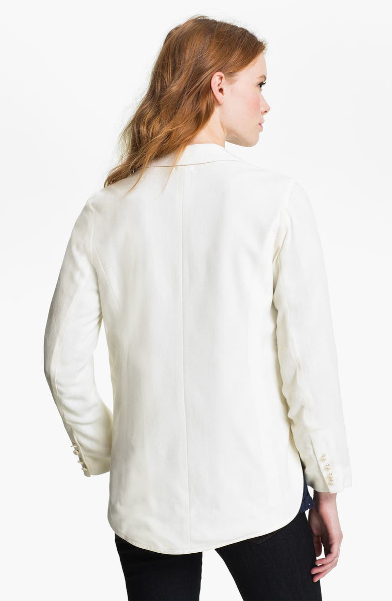 Ella Moss 'Mazzy' Curved Hem Blazer, Alternate, color, 