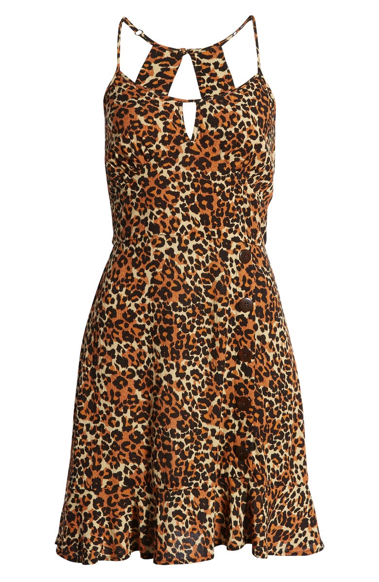 Band of Gypsies Tiger's Eye Minidress, Alternate, color,