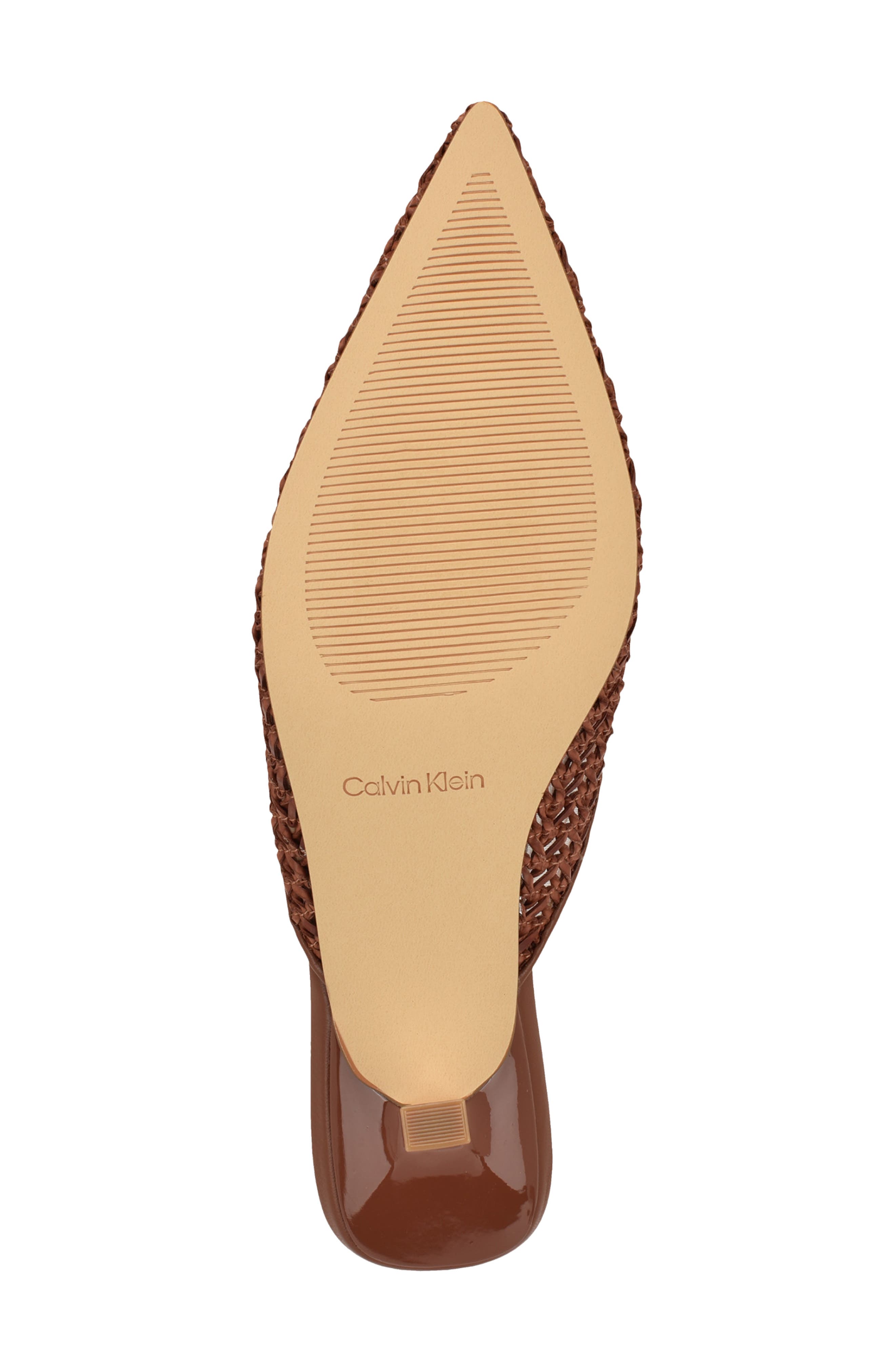 Camily Pointed Toe Mule, Alternate, color, COGNAC