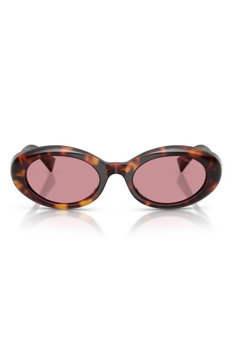 MUB09S 52mm Oval Sunglasses