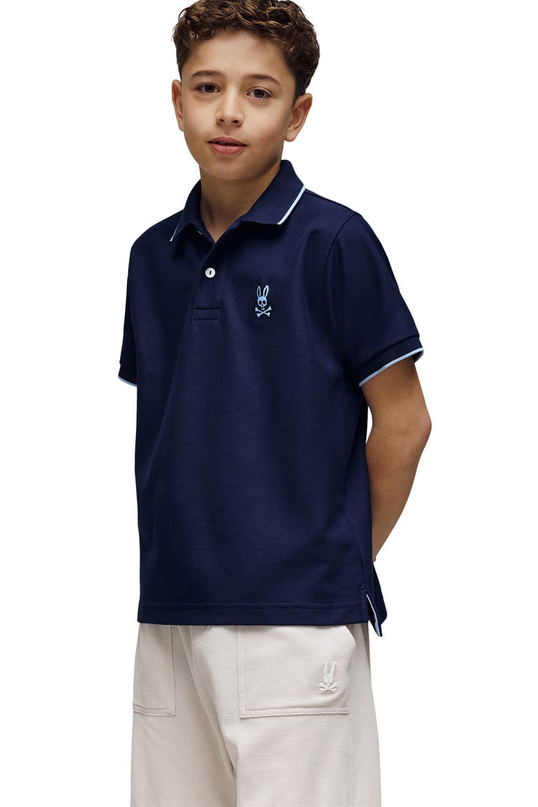 Kids' Jasper Polo, Alternate, color, EVENING BLUE