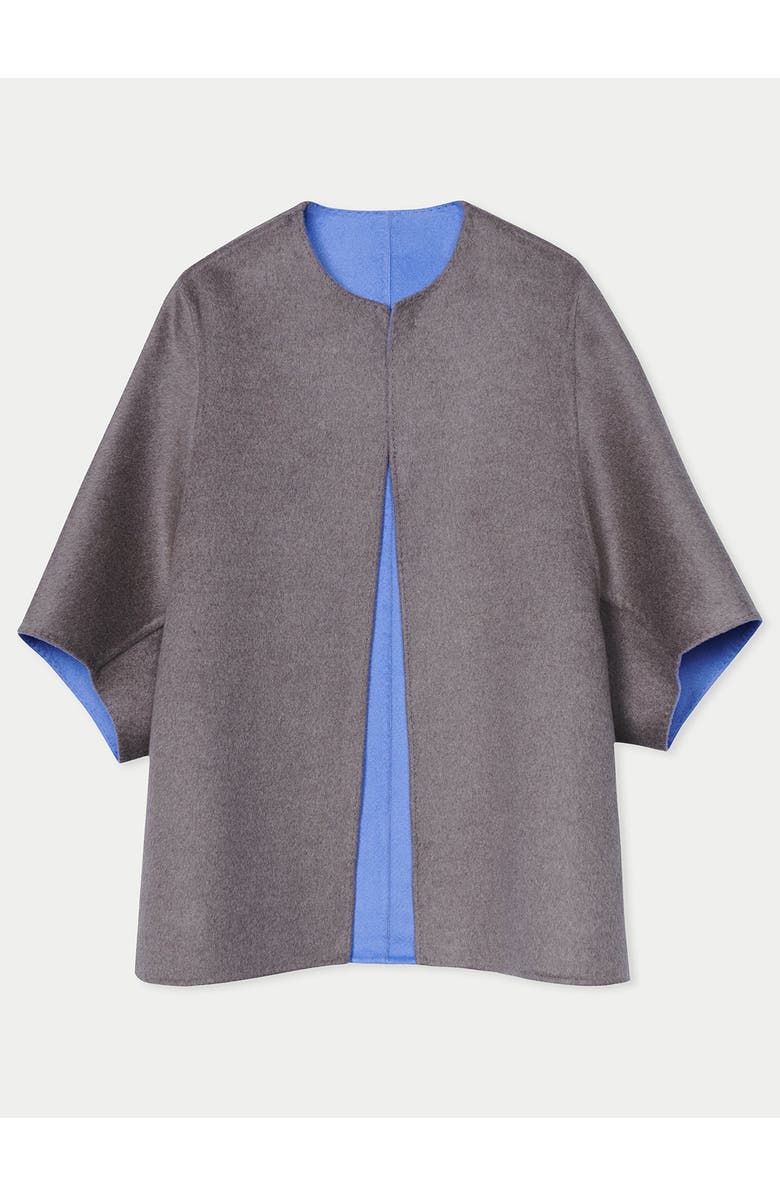Gobi Cashmere Cashmere Poncho Jacket, Main, color, Reggata