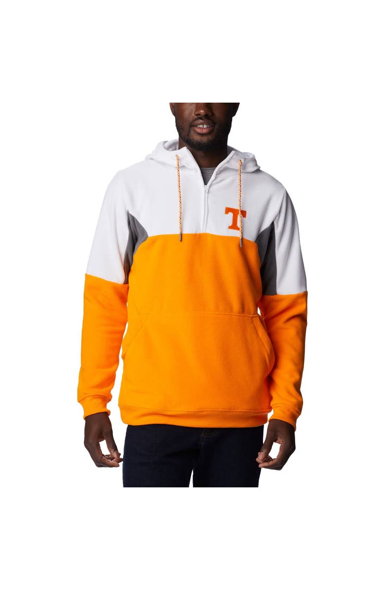 Columbia Men's Columbia Tennessee Orange Tennessee Volunteers Lodge Quarter-Zip Hoodie, Main, color,