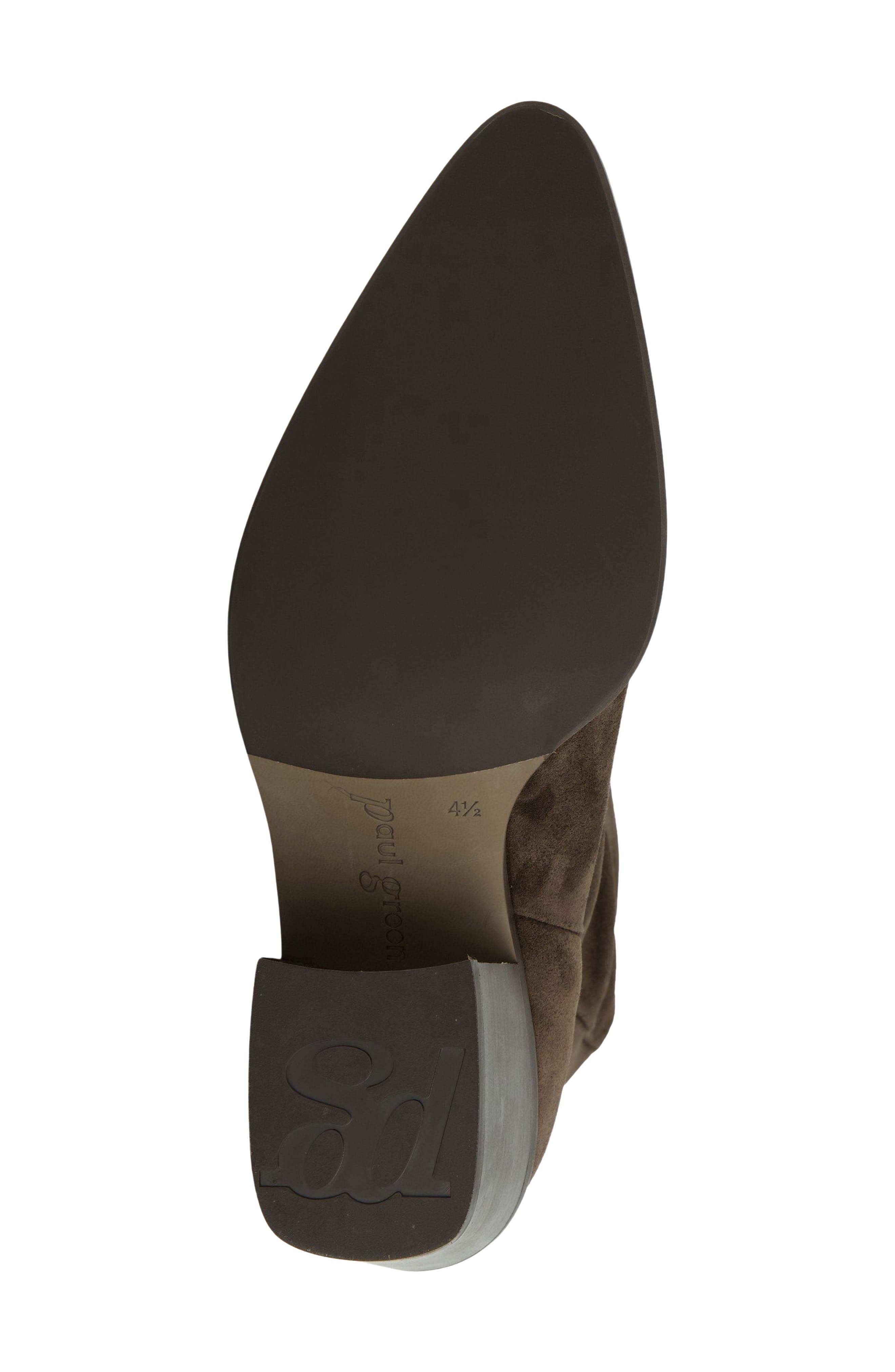 Fender Block Heel Bootie, Alternate, color, MOCHA SUEDE