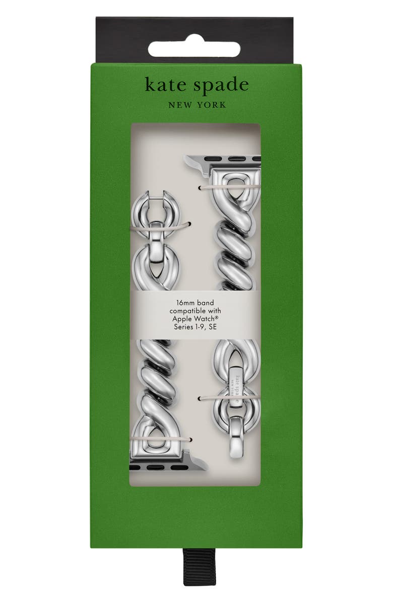 Kate Spade New York twist 16mm stainless steel apple watch<sup>®</sup> watchband, Alternate, color, 