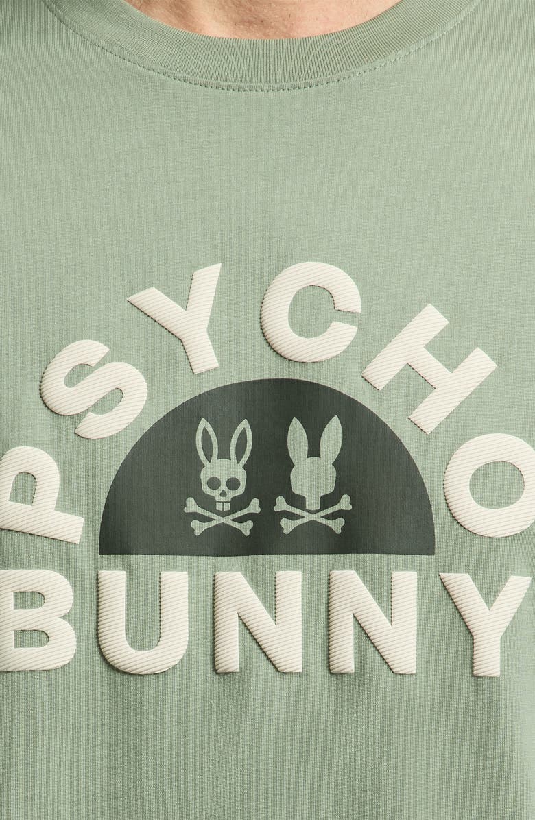 Psycho Bunny Goldie Pima Cotton Graphic T-Shirt, Alternate, color, 