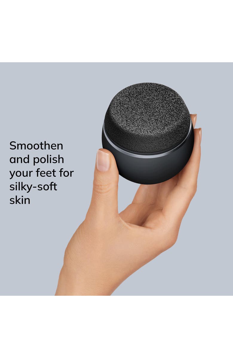 GESKE SmartAppGuided Pumice Stone Callus Remover | 7 in 1, Alternate, color, Black