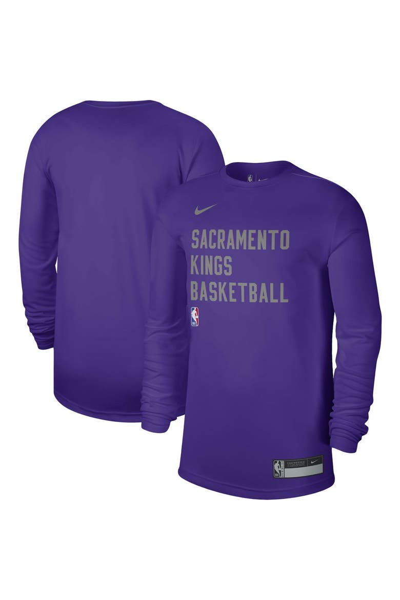 Unisex Nike Purple Sacramento Kings 2023/24 Legend On-Court Practice Long Sleeve T-Shirt, Alternate, color, Purple