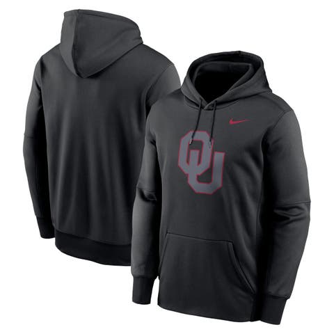 Men's Jordan Brand Black Oklahoma Sooners Color Pop Performance Fleece Pullover Hoodie