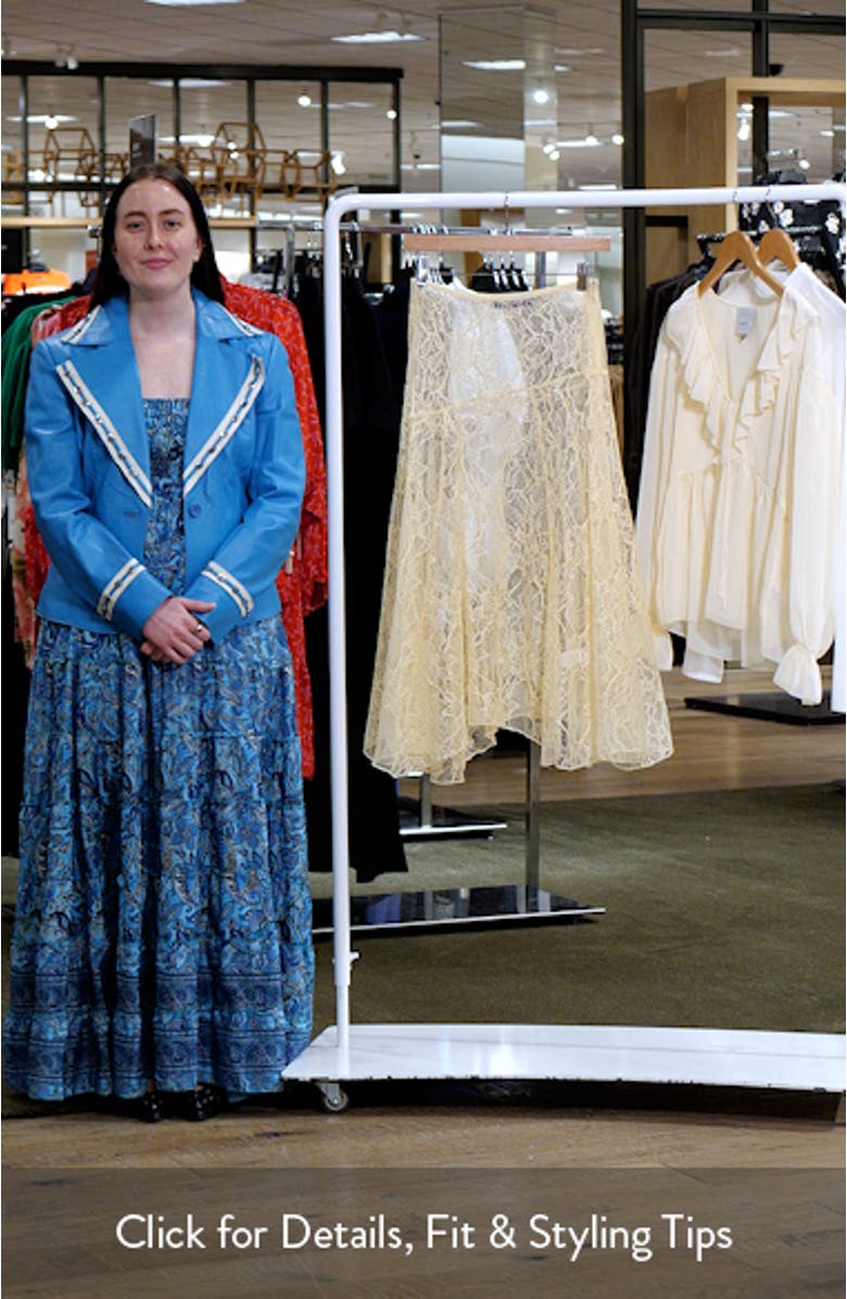 In Bloom Lace Midi Skirt, sales video thumbnail